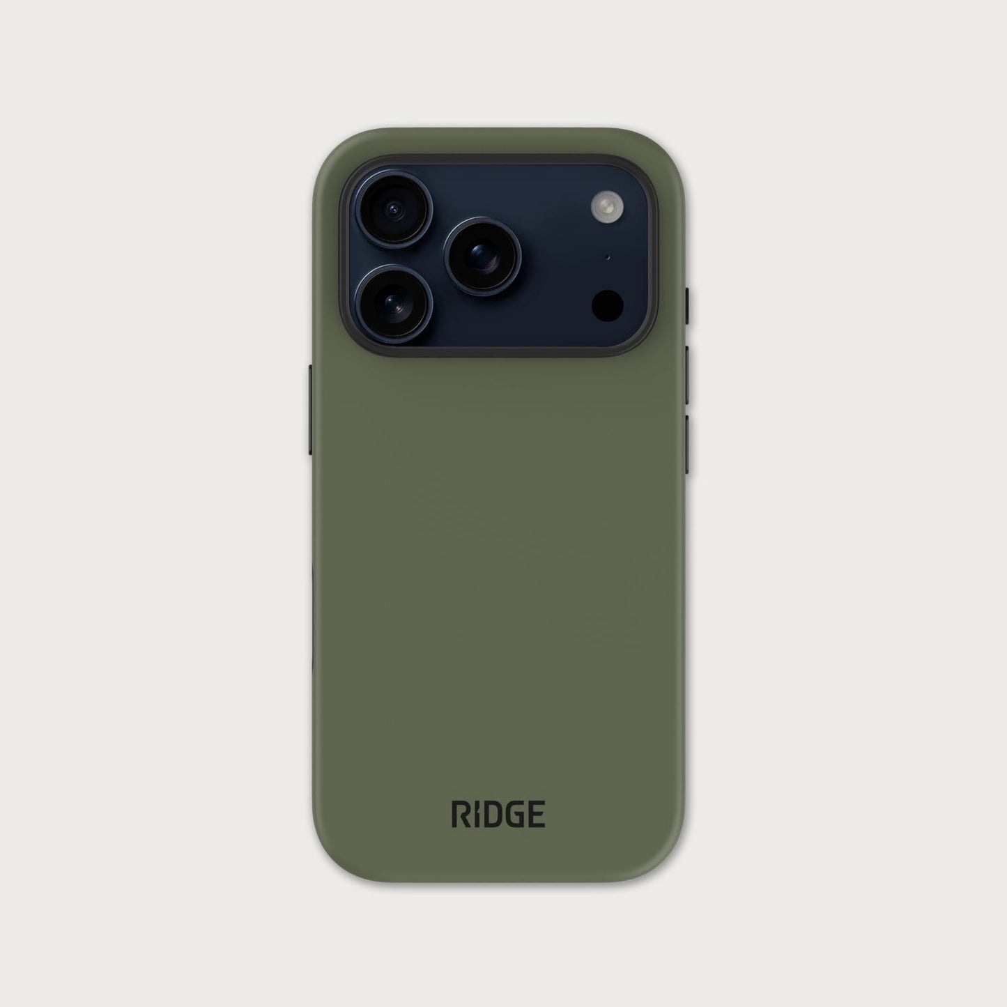 Ridge Phone Case - Matte Olive - iPhone 17 Pro
