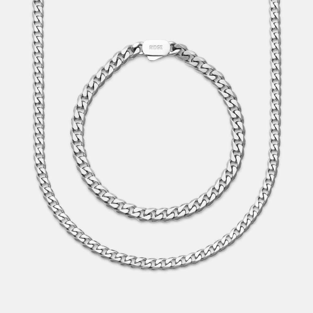 Curb Chain Kit - Platinum - Medium