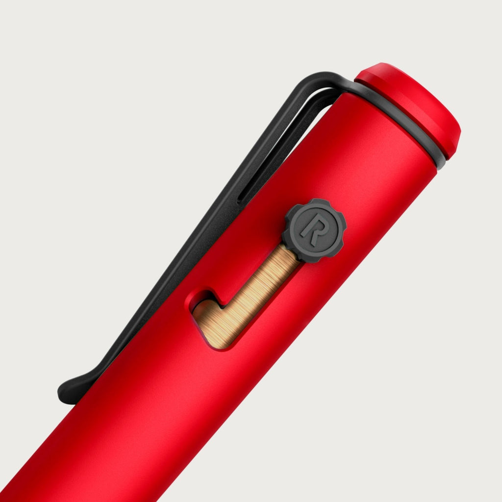 Ridge Bolt Action Pen - Rodeo Red