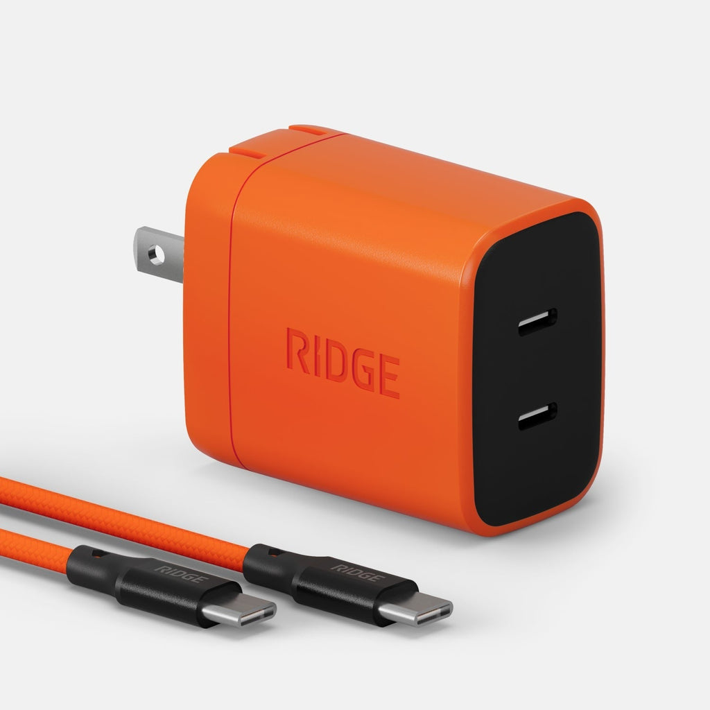 Wall Charger Set - 45W - Basecamp Orange