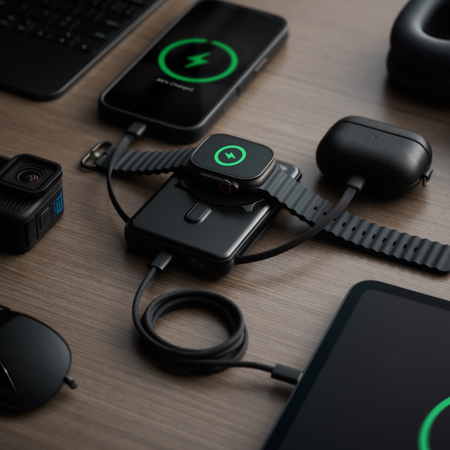 Ridge Power Bank - 10k mAh Bundle - Matte Black - 3-Pack