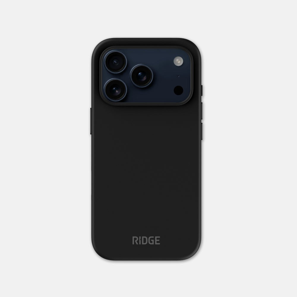 Ridge Phone Case - Matte Black - iPhone 17 Pro