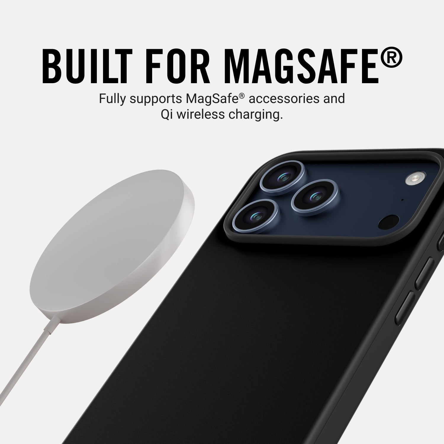 Ridge Phone Case - Matte Black - iPhone 17 Pro Max