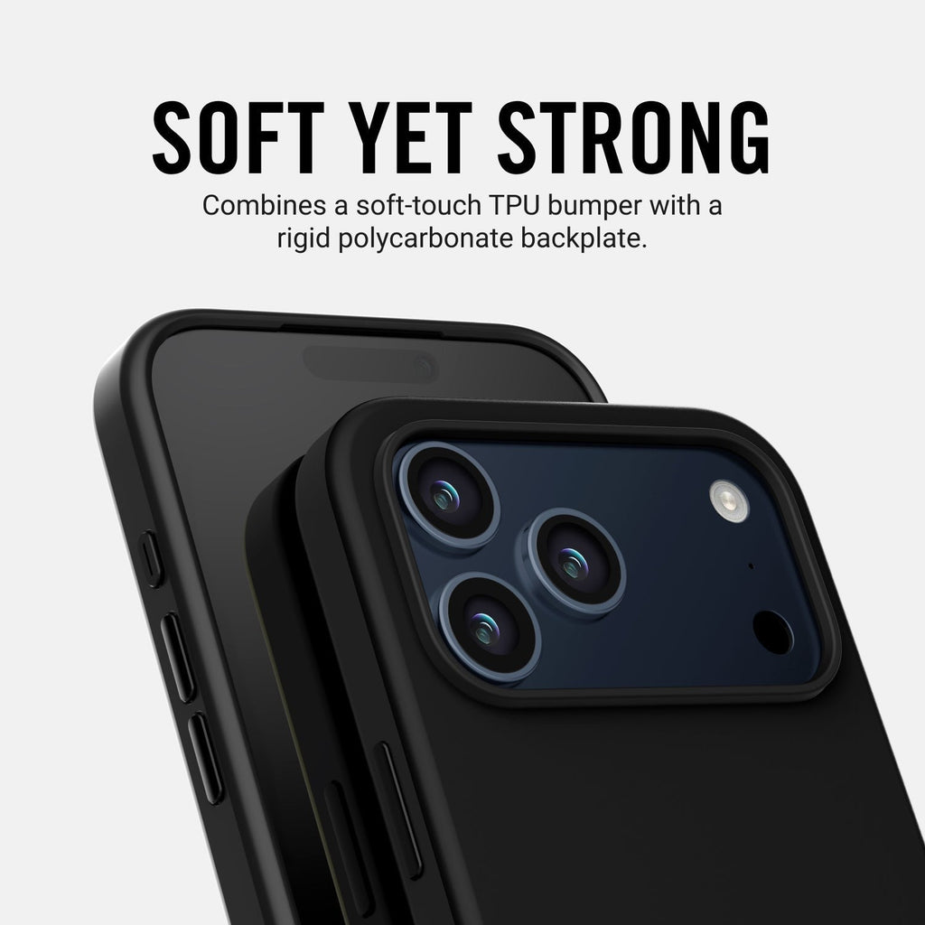 Ridge Phone Case - Matte Black - iPhone 17 Pro Max