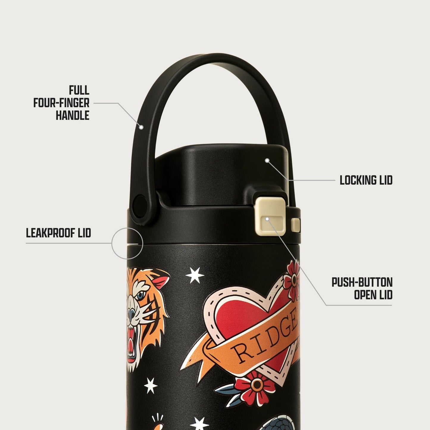 Ridge 24oz Water Bottle - American Traditional
