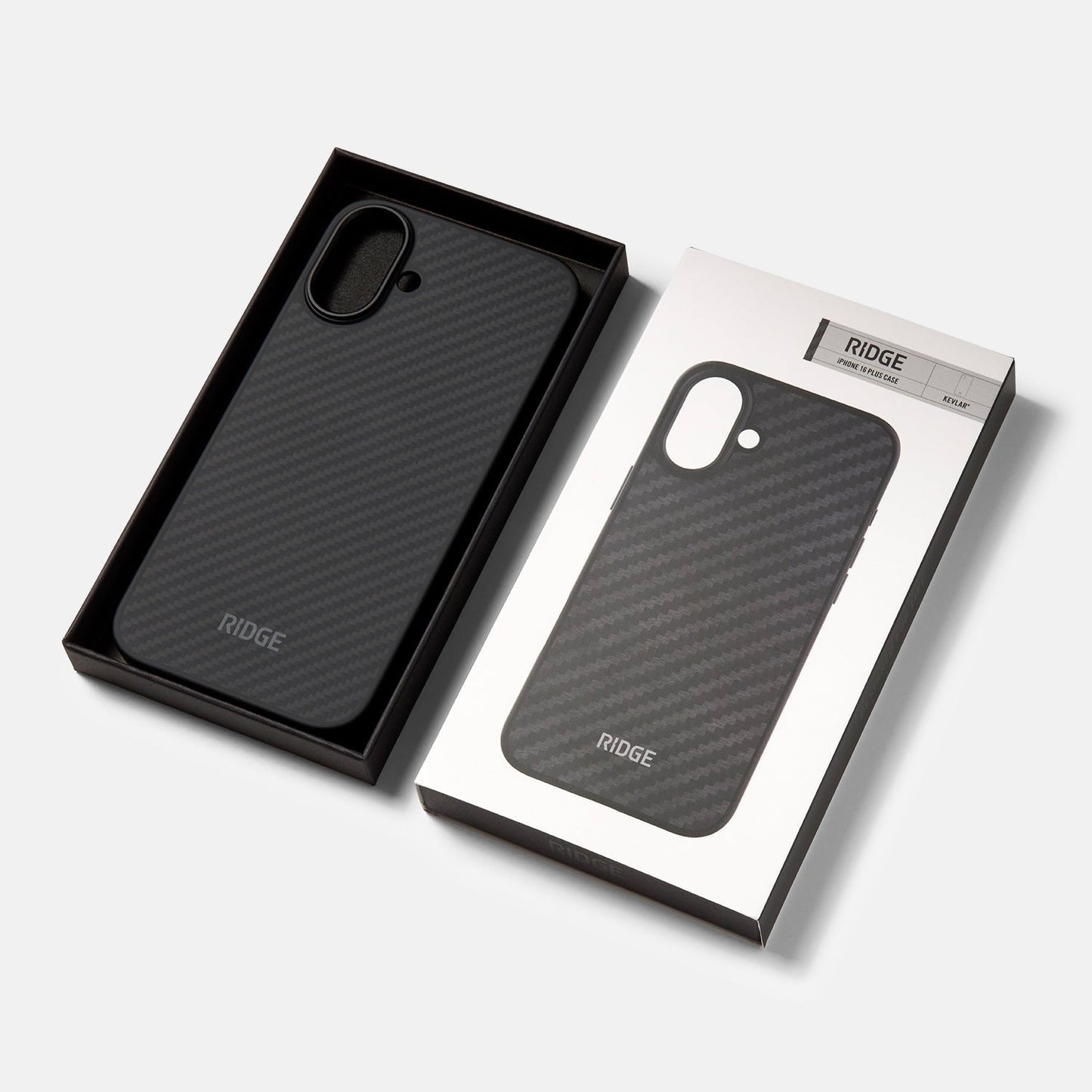 Ridge Phone Case - Carbon - iPhone 16 Plus
