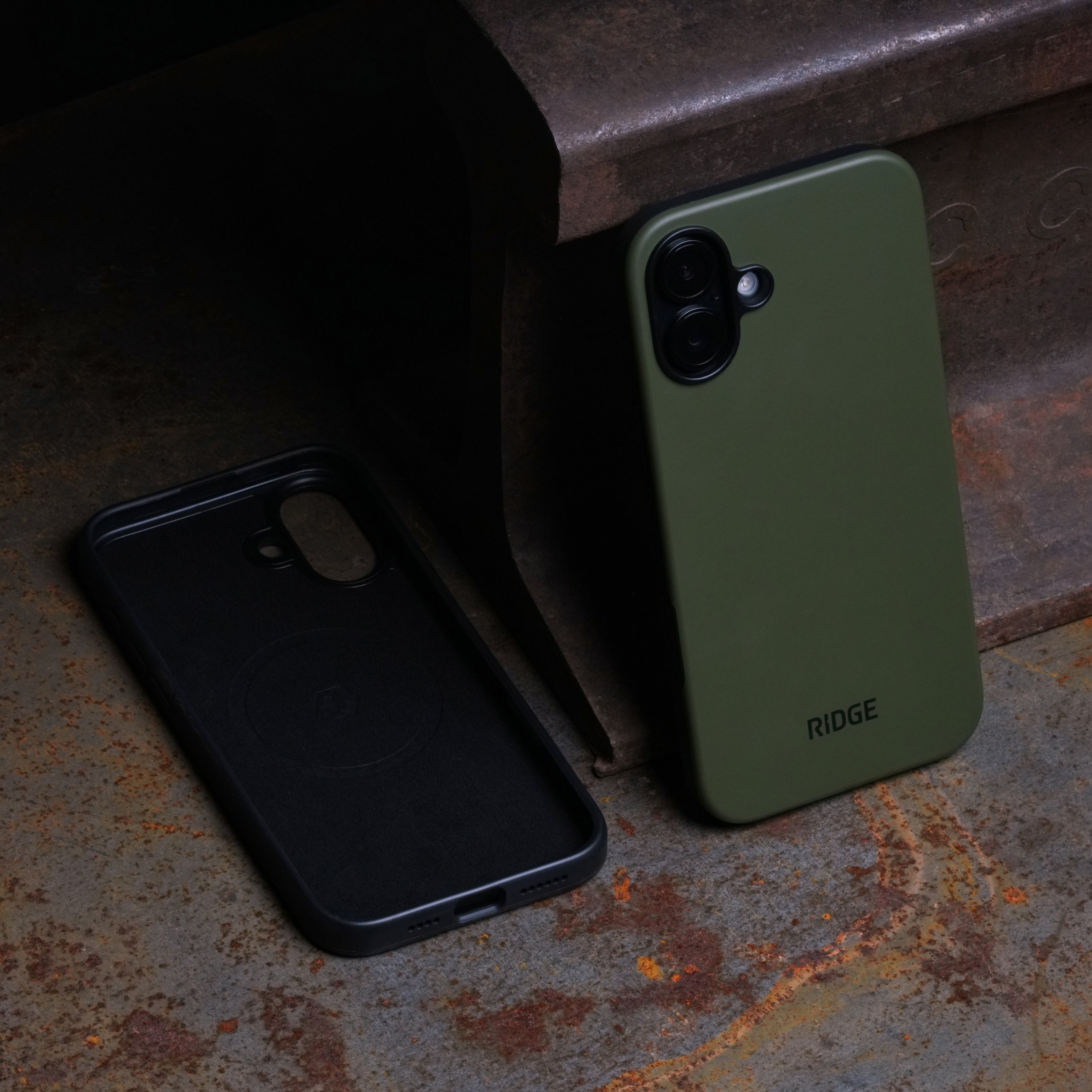 Ridge Phone Case - Matte Olive - iPhone 16