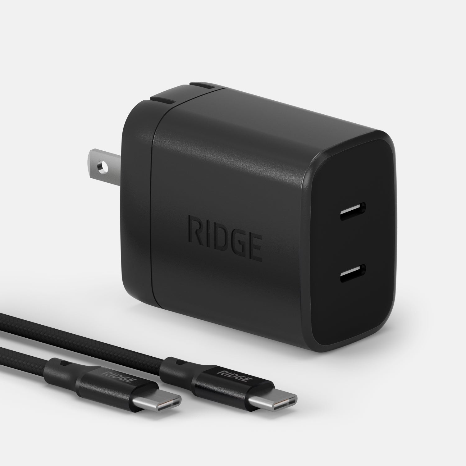 Wall Charger Set - 45W - Matte Black