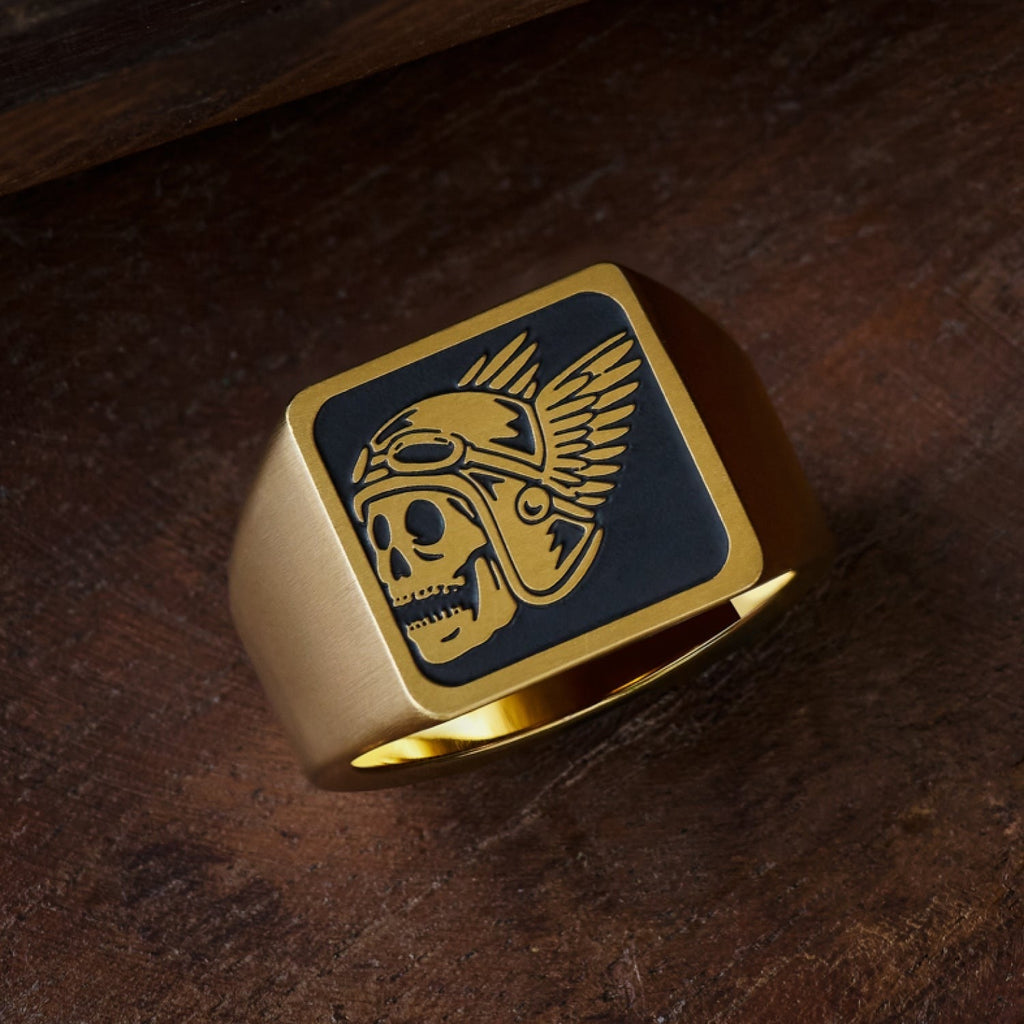 Godspeed Signet - 18K Gold