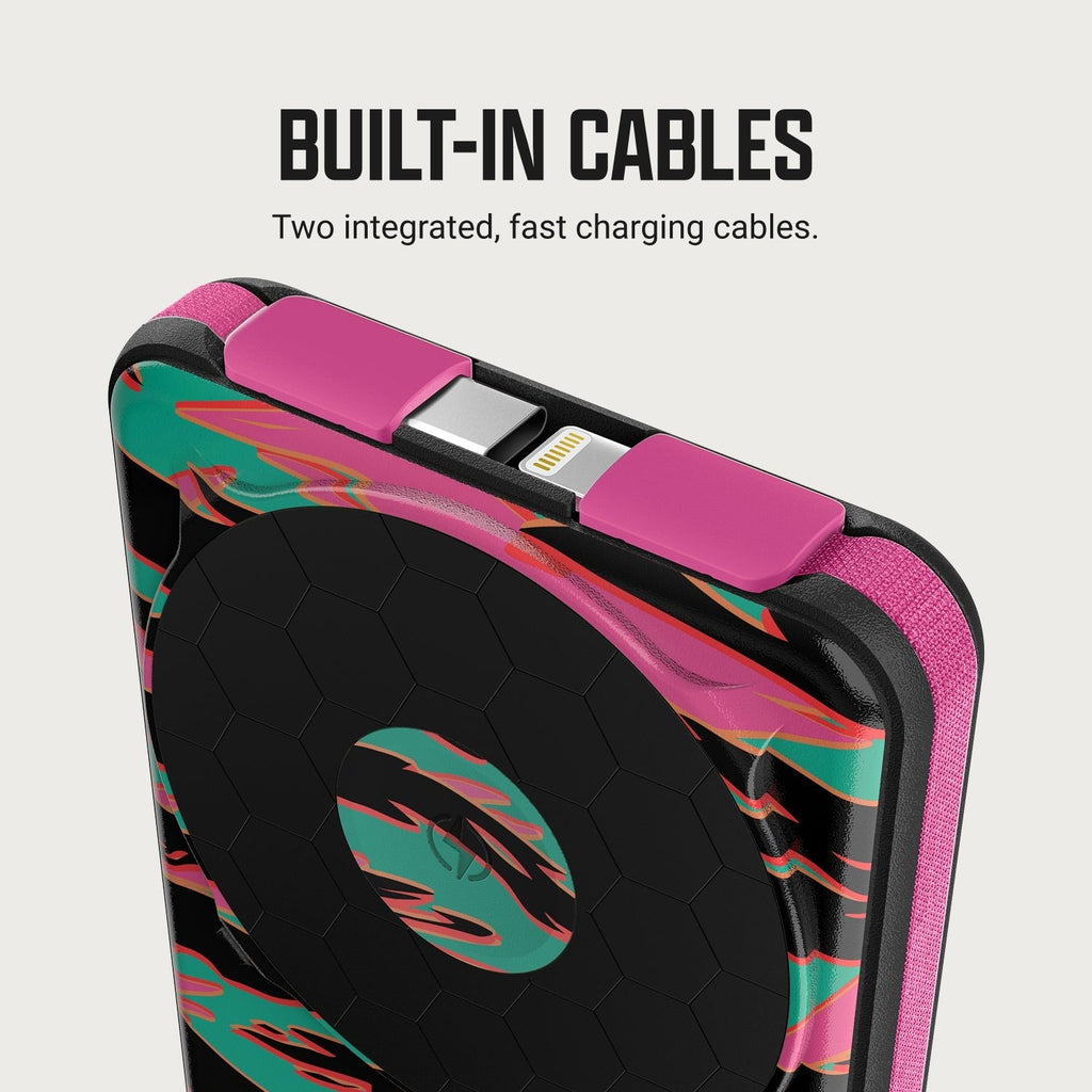 Ridge Power Bank - 10k mAh - Neon Tiger