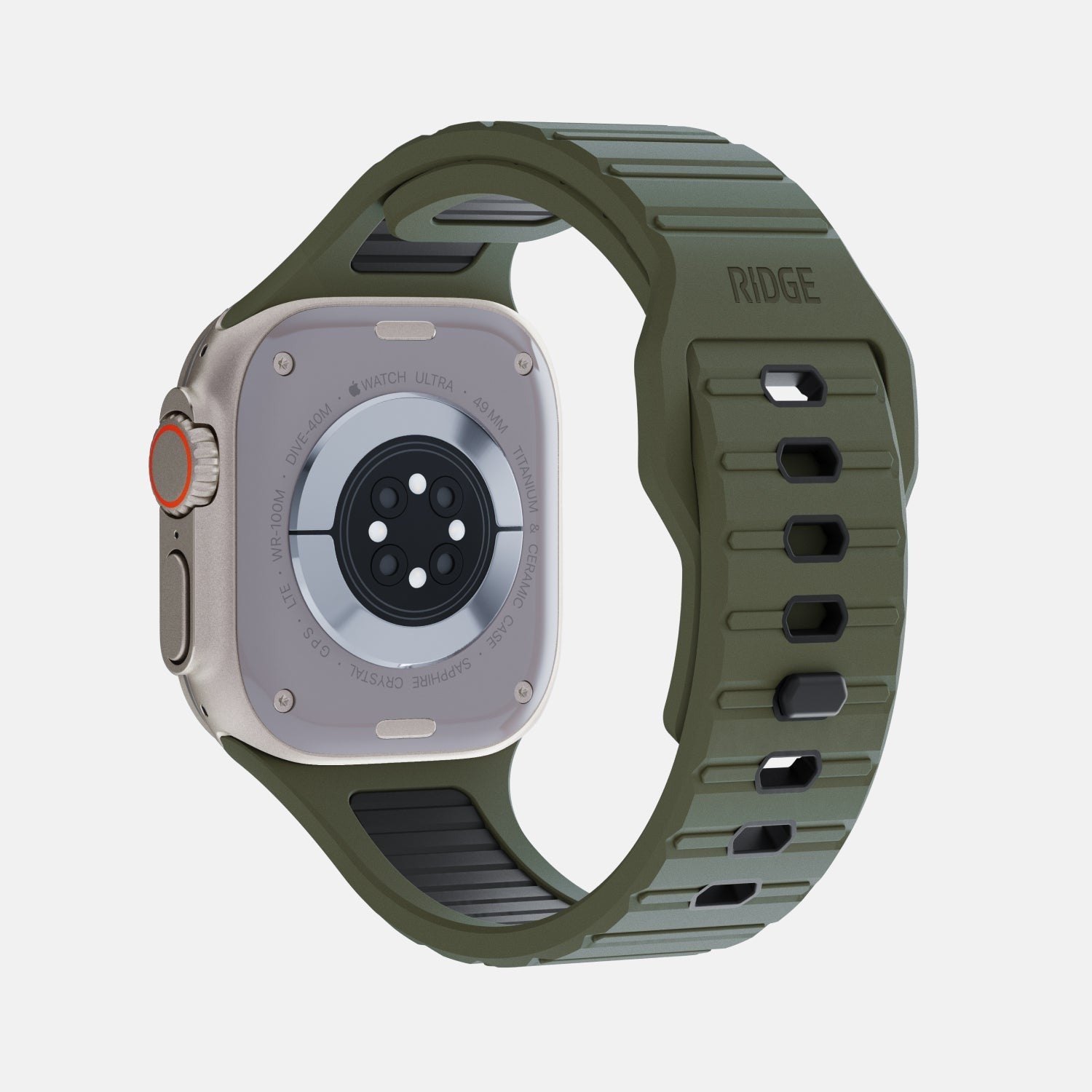 Everyday Watch Strap - Matte Olive - Ultra/46mm