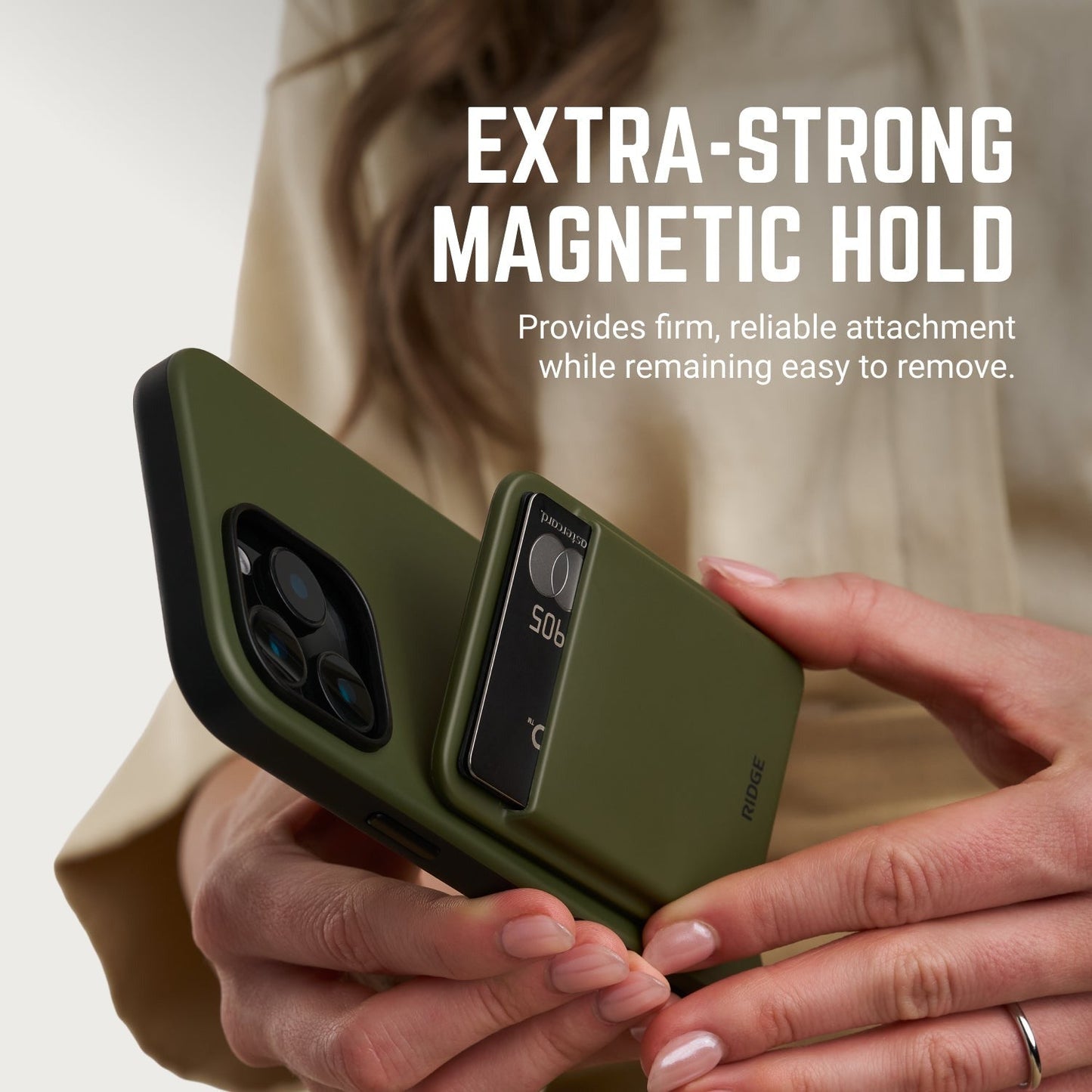MagSafe Cardholder - Matte Olive