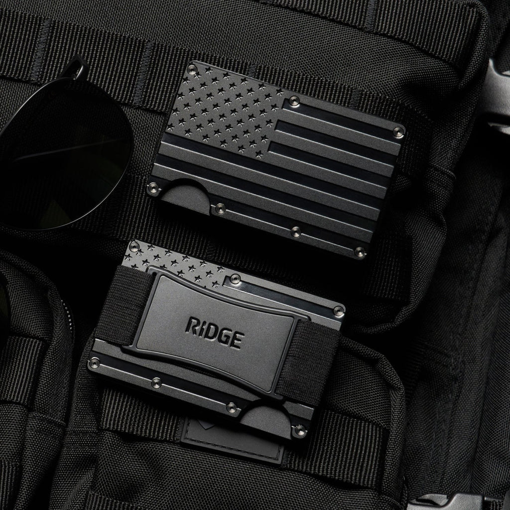Ridge Wallet - Stars & Stripes - Stealth