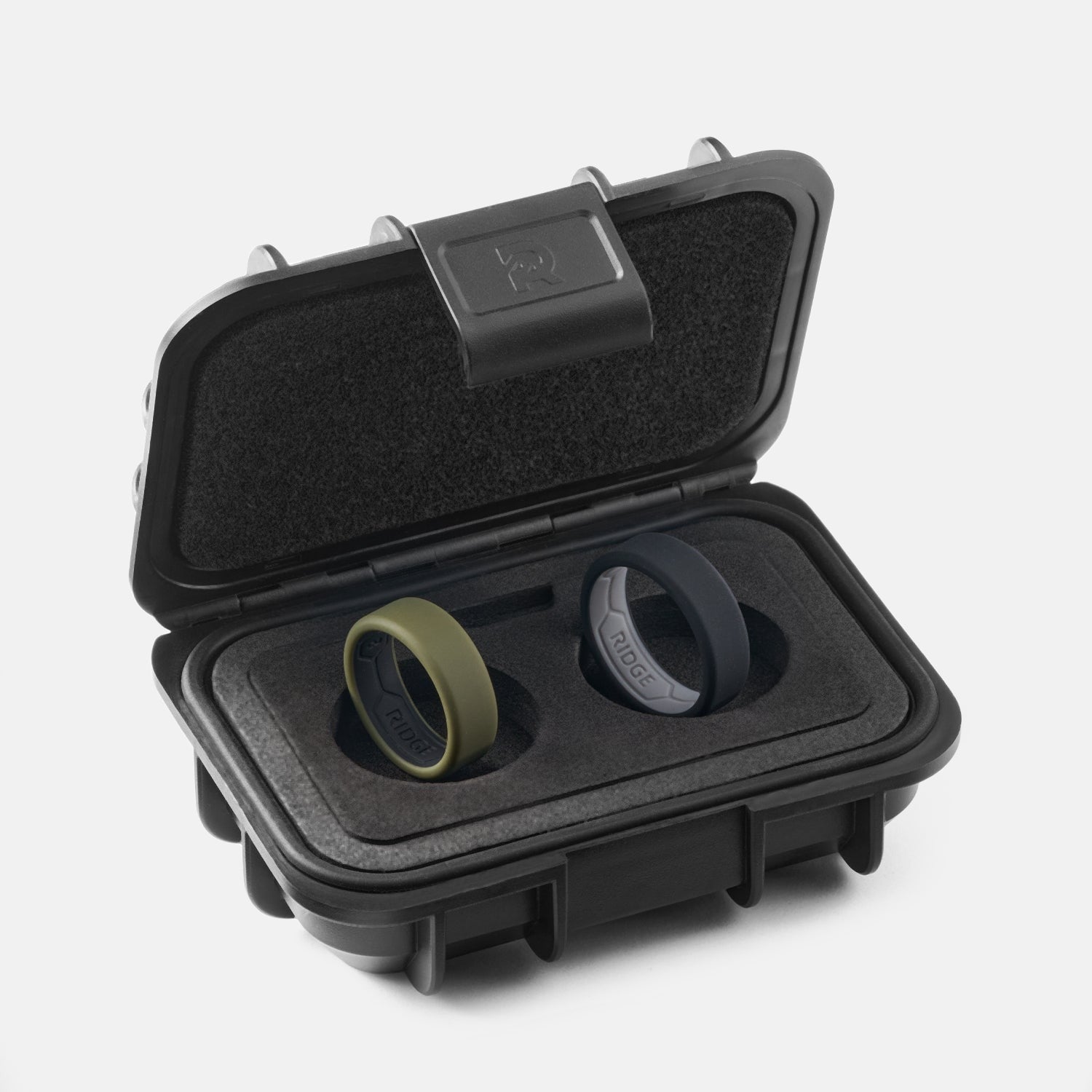 8mm Silicone Ring Set - Matte Olive