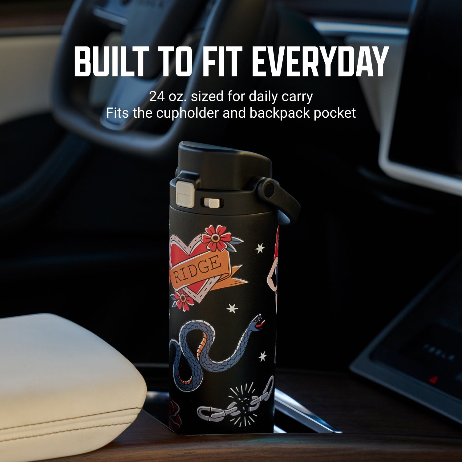 Ridge 24oz Water Bottle - American Traditional