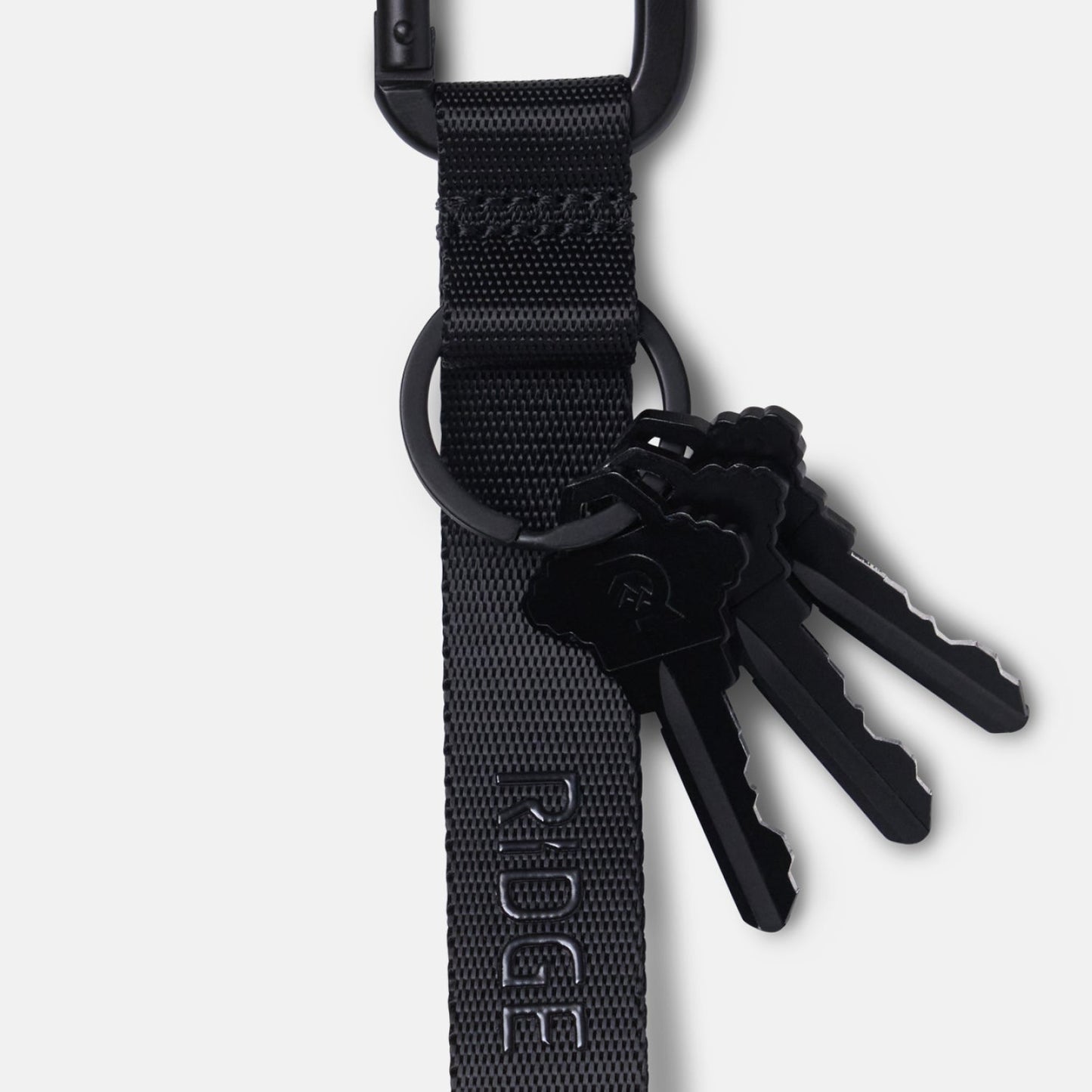 Ridge Keychain - Matte Black