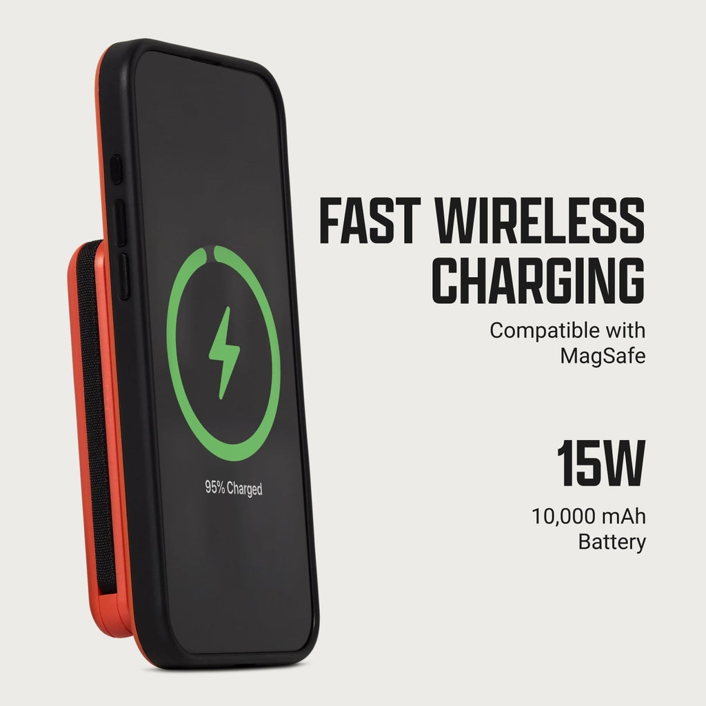 Ridge Power Bank - 10k mAh - Basecamp Orange