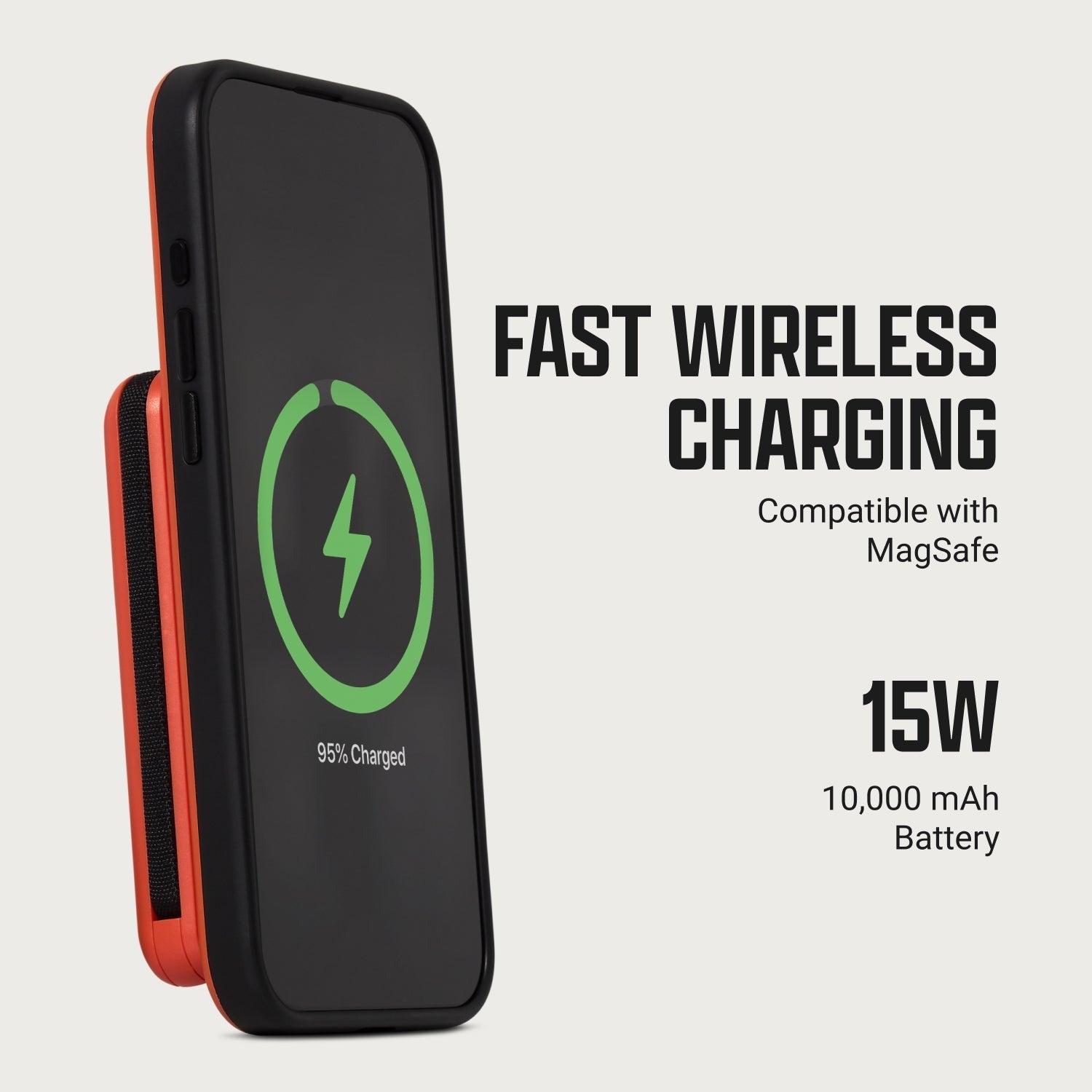 Ridge Power Bank - 10k mAh - Basecamp Orange