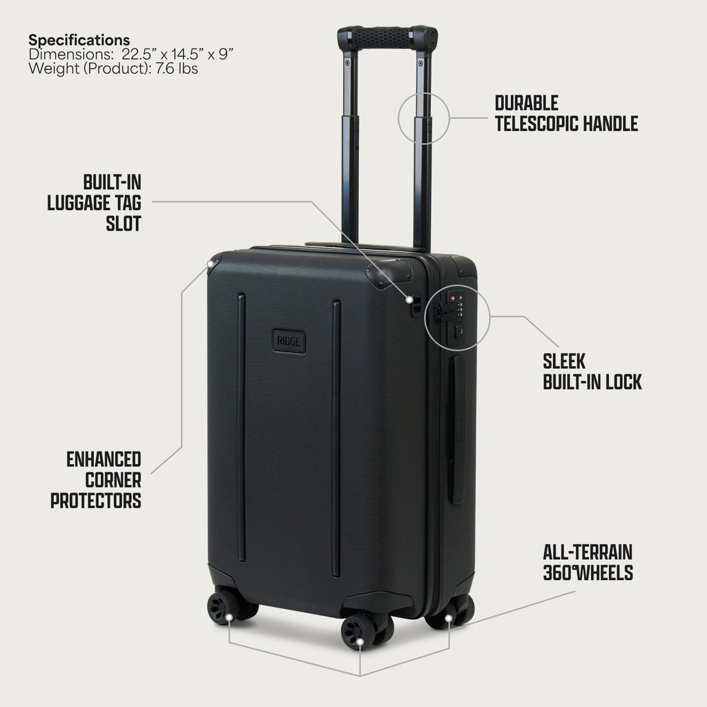 Ridge Long Haul Set - Matte Black