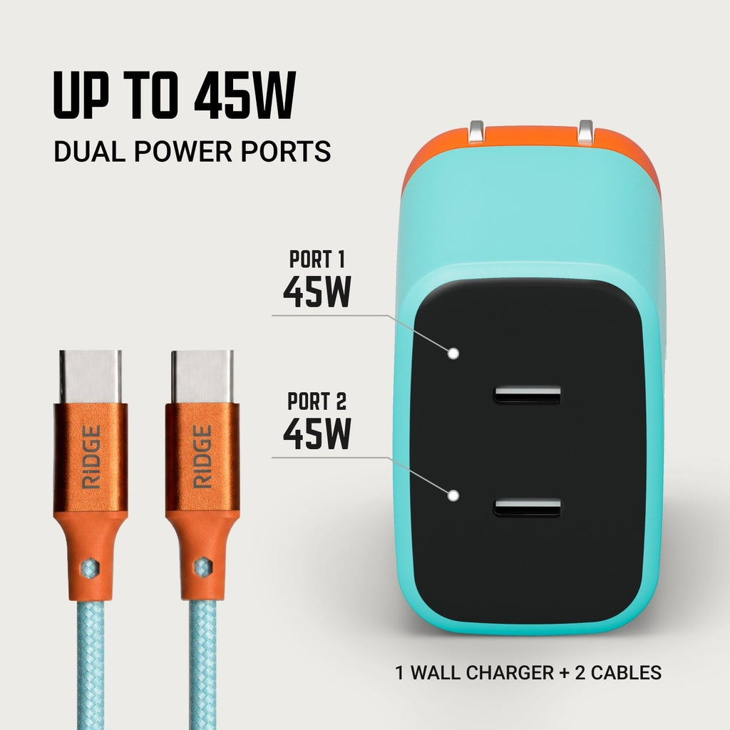 Ridge Wall Charger Set - 45W - GT