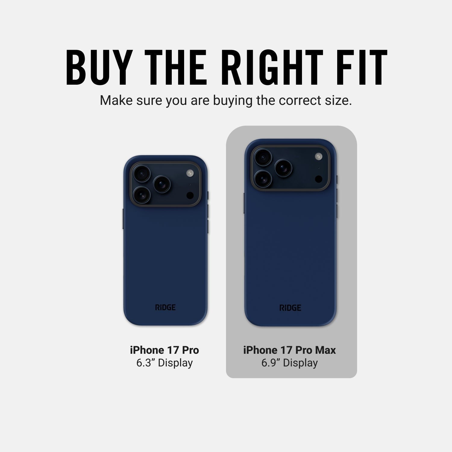 Ridge Phone Case - Dark Harbor - iPhone 17 Pro Max