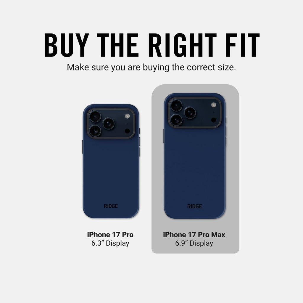 Ridge Phone Case - Dark Harbor - iPhone 17 Pro Max