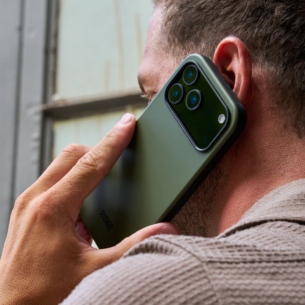 Ridge Phone Case - Matte Olive - iPhone 17 Pro Max