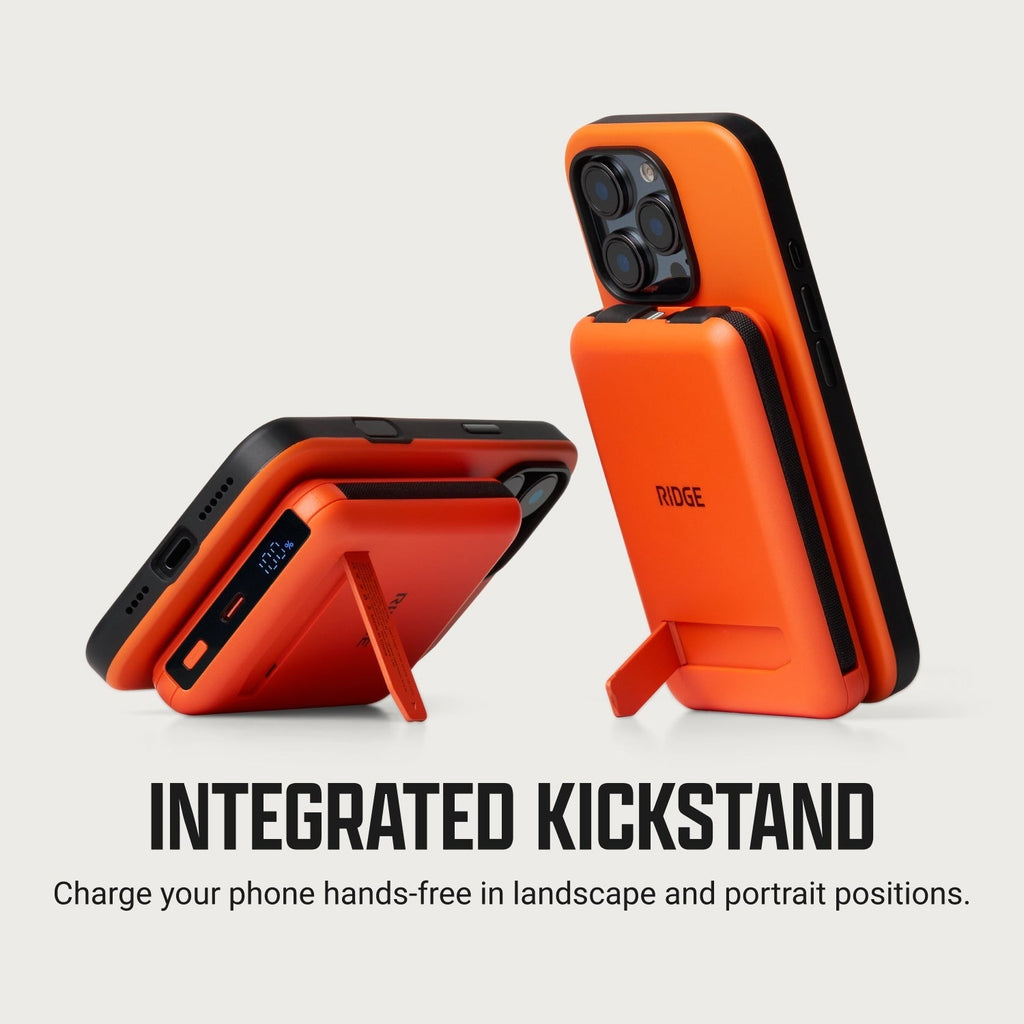 Ridge Power Bank - 10k mAh - Basecamp Orange