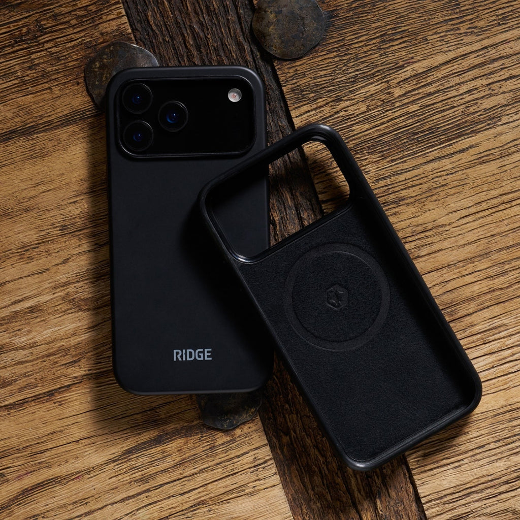 Ridge Phone Case - Matte Black - iPhone 17 Pro Max