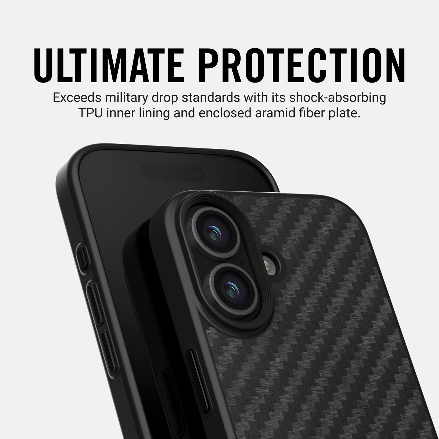 Ridge Phone Case - Carbon - iPhone 17