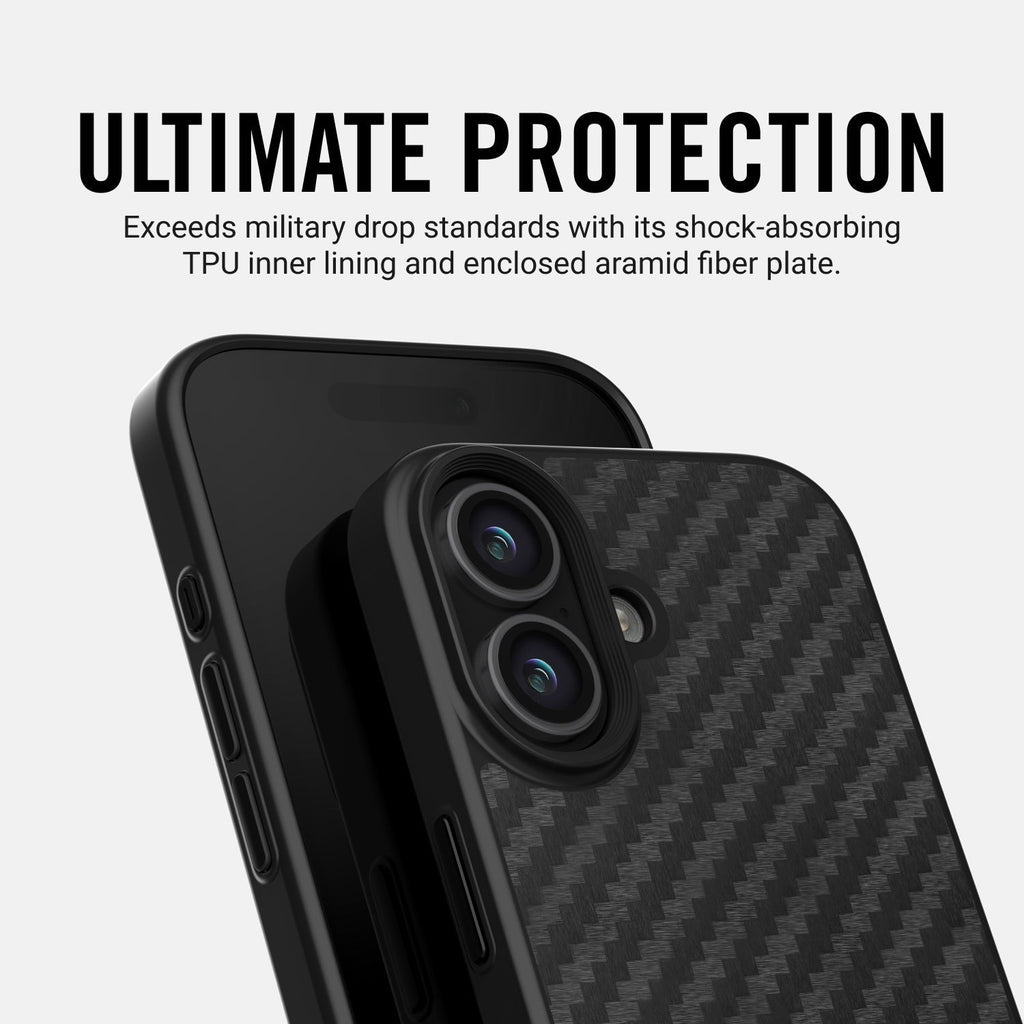 Ridge Phone Case - Carbon - iPhone 17