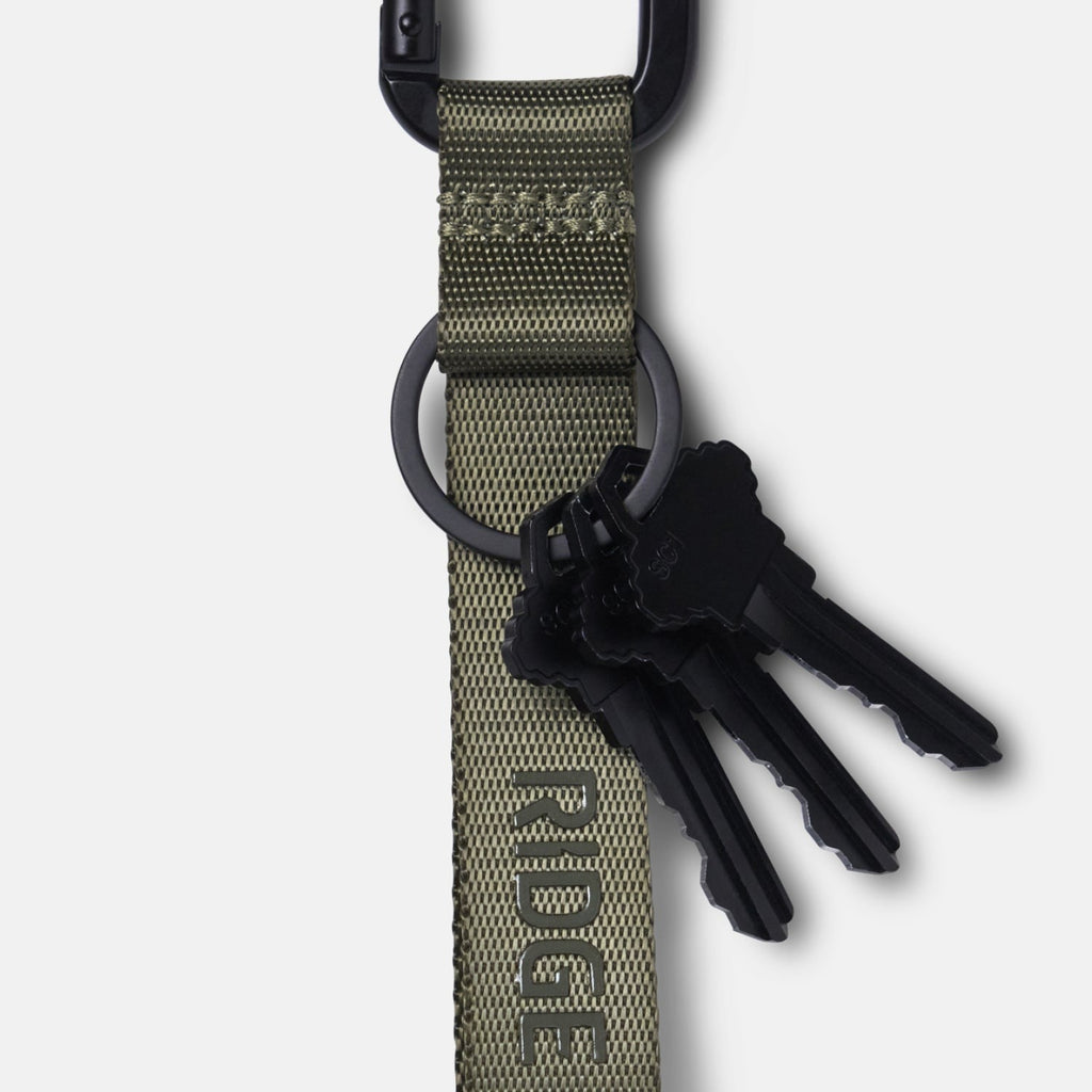 Ridge Keychain - Matte Olive