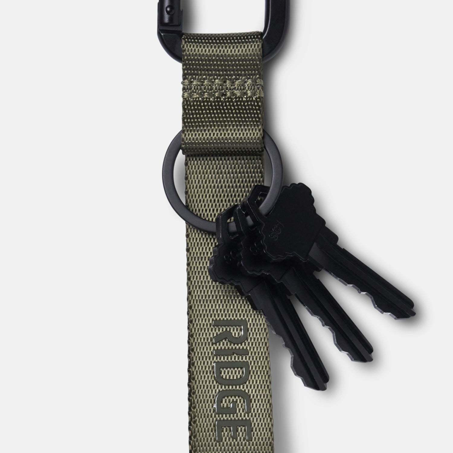 Ridge Keychain - Matte Olive