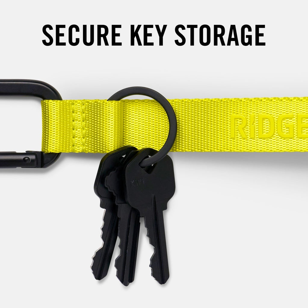 Ridge Keychain - Hyper Lime