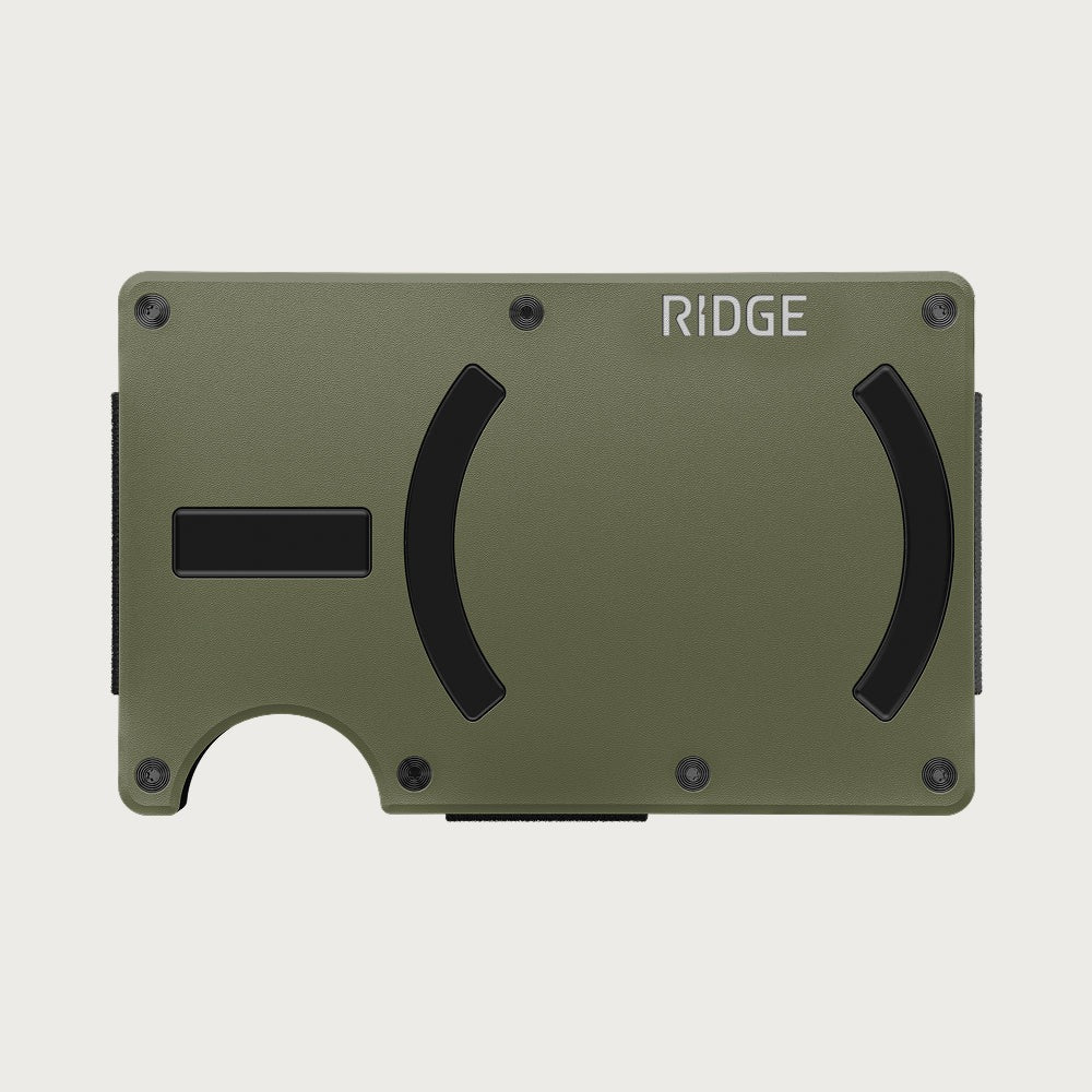Ridge Wallet For MagSafe - Matte Olive