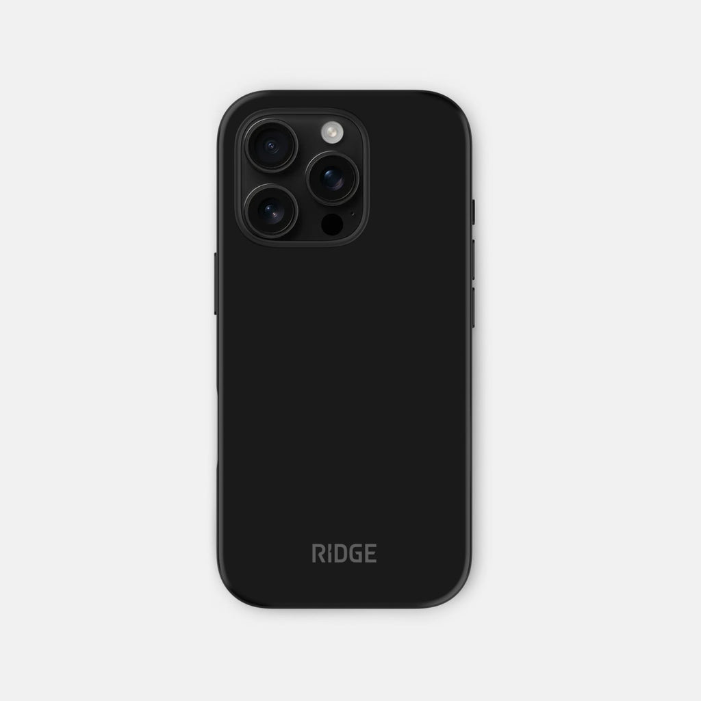 Ridge Phone Case - Matte Black - iPhone 16 Pro