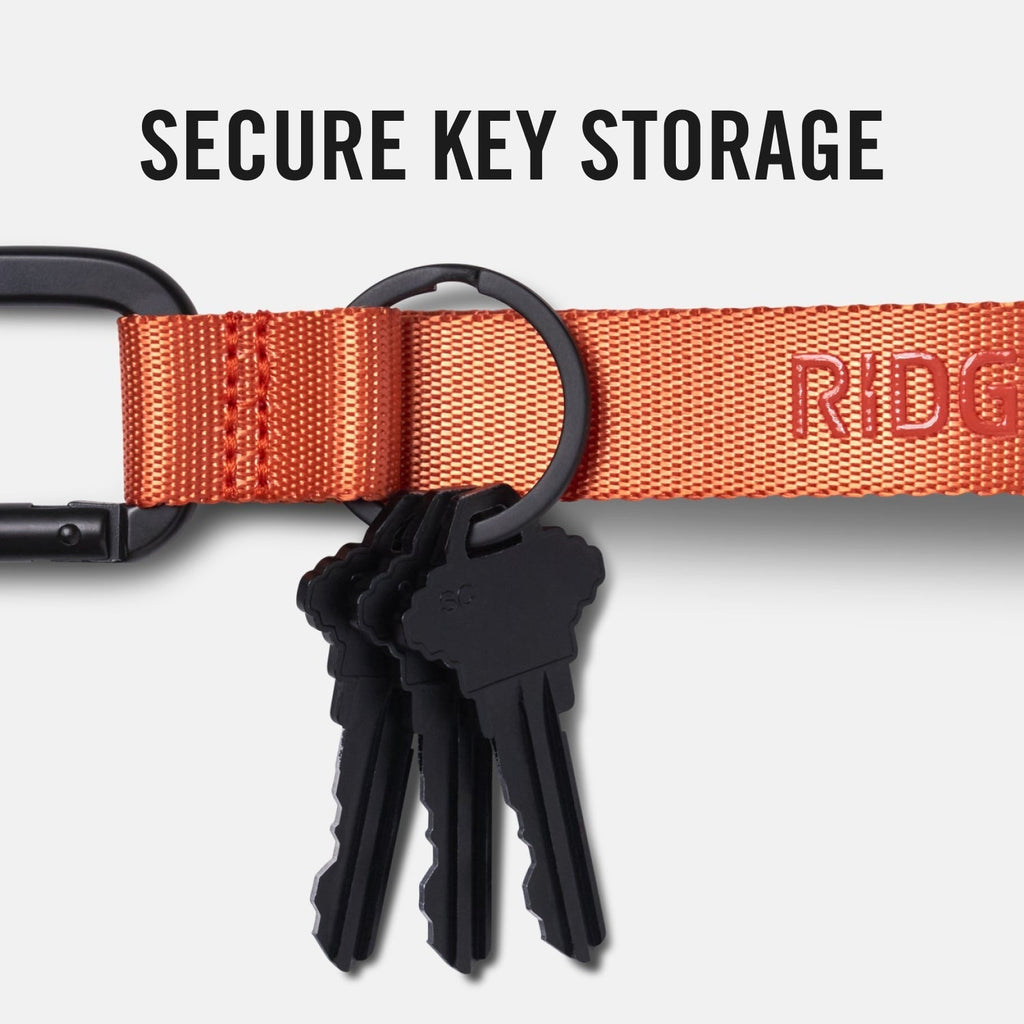 Ridge Keychain - Basecamp Orange