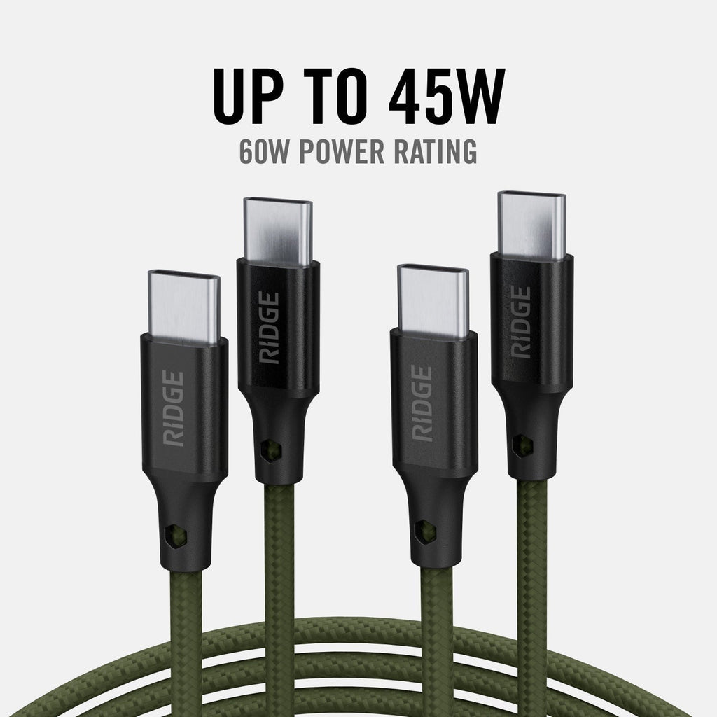 Wall Charger Set - 45W - Matte Olive