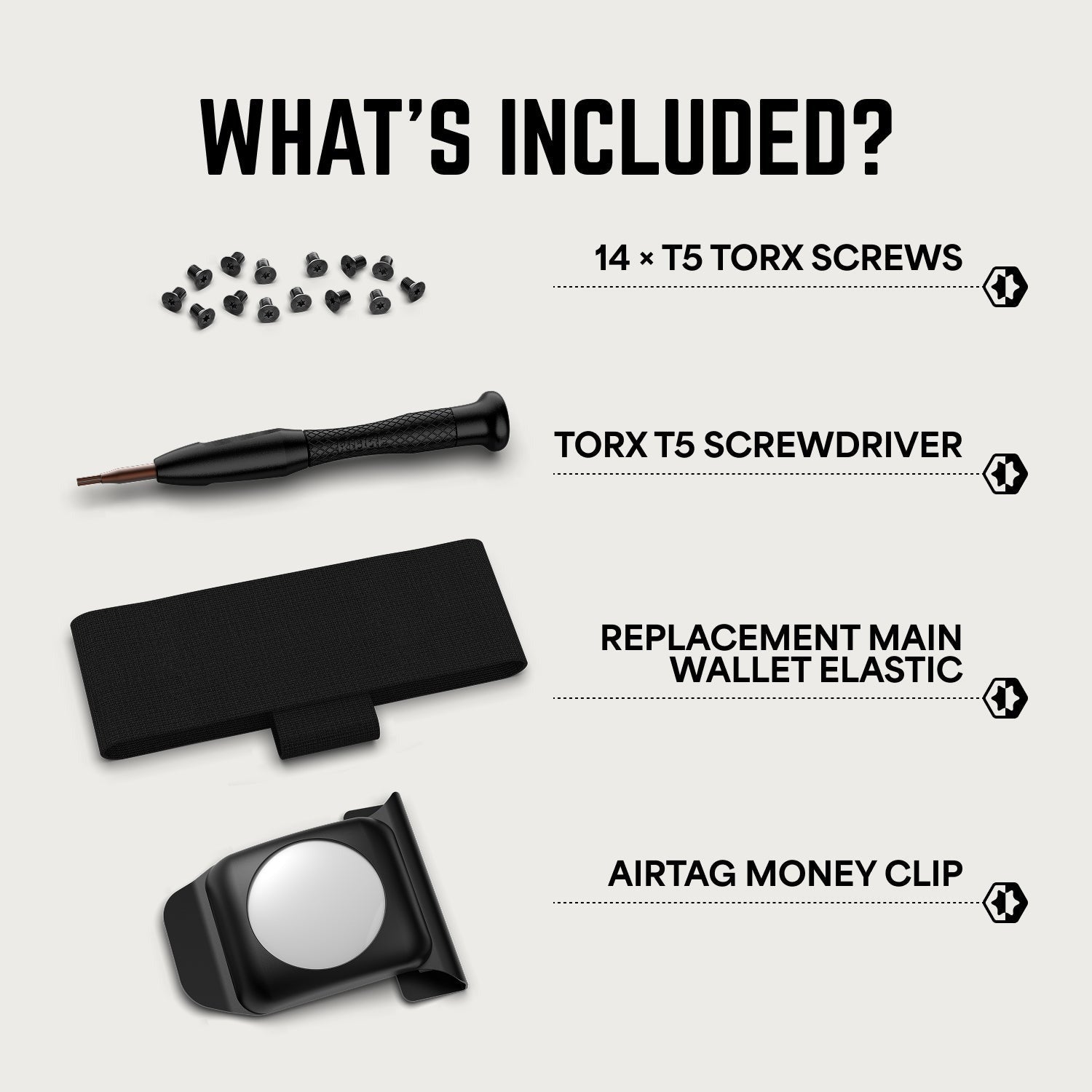 AirTag Money Clip - Black
