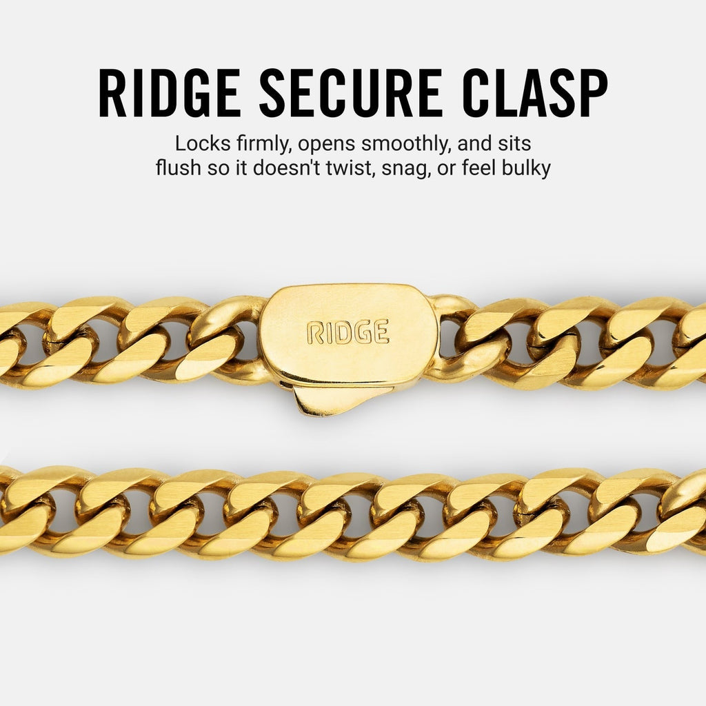 5mm Curb Chain - 18K Gold - 20"