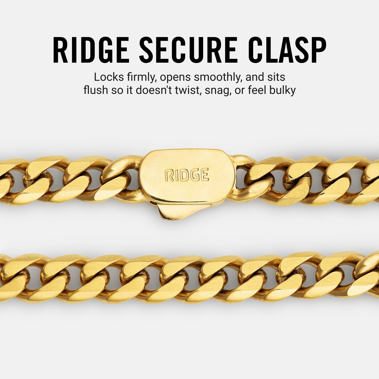 Curb Chain Kit - 18K Gold - Large