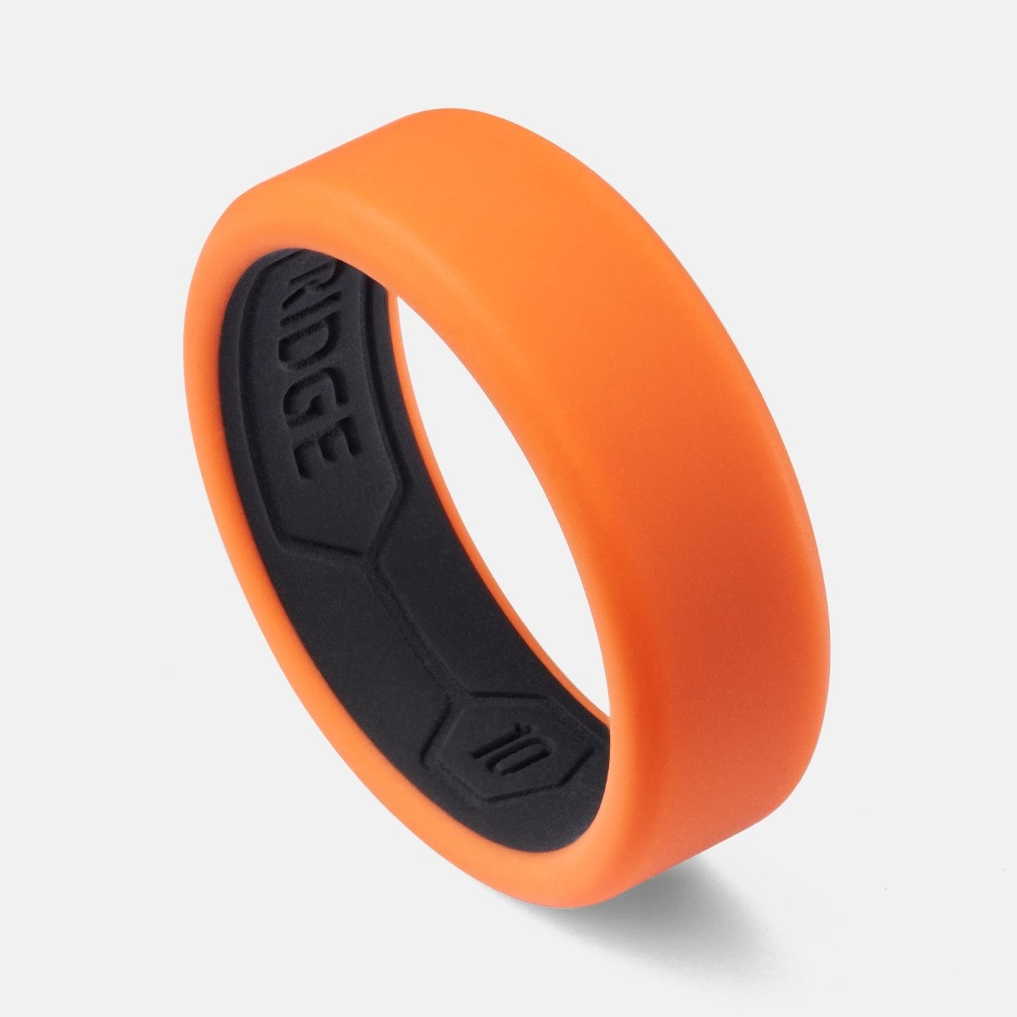 8mm Silicone Ring Set - Basecamp Orange