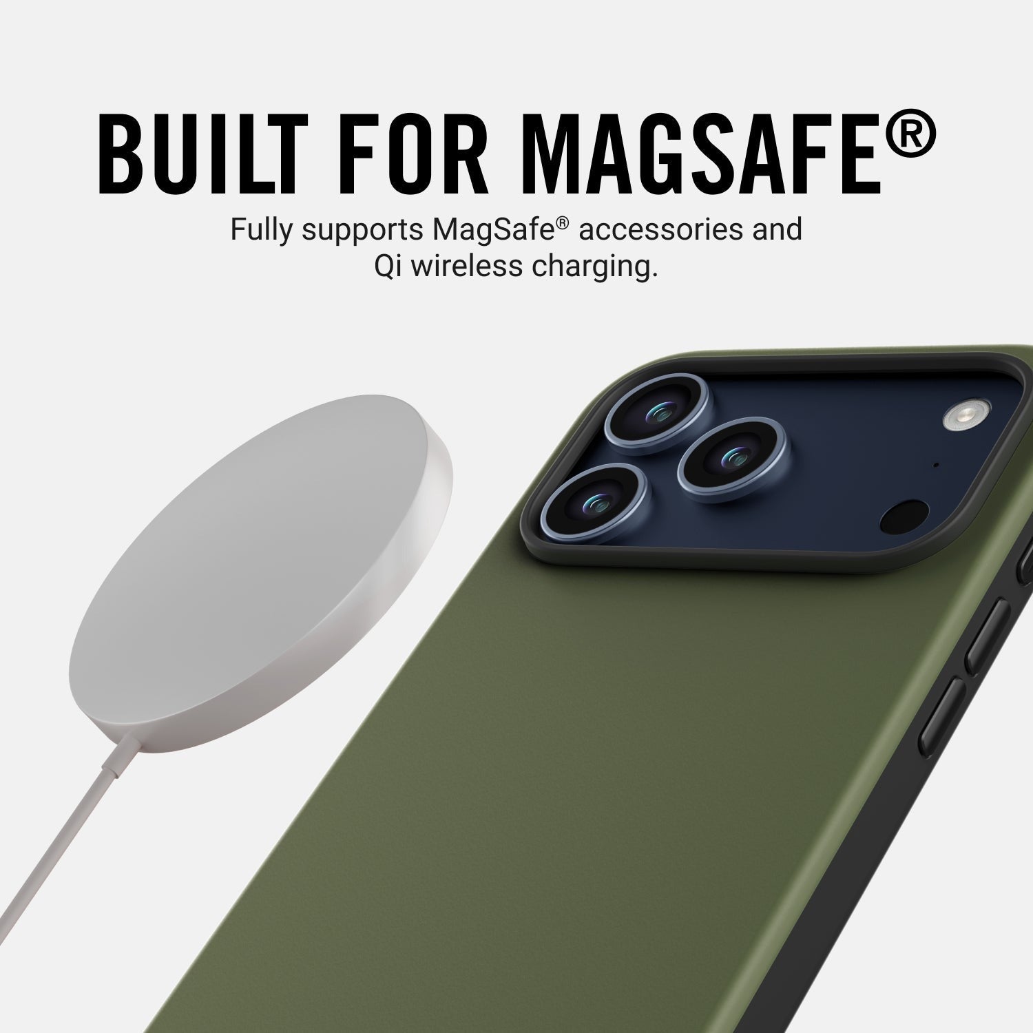 Ridge Phone Case - Matte Olive - iPhone 17 Pro Max