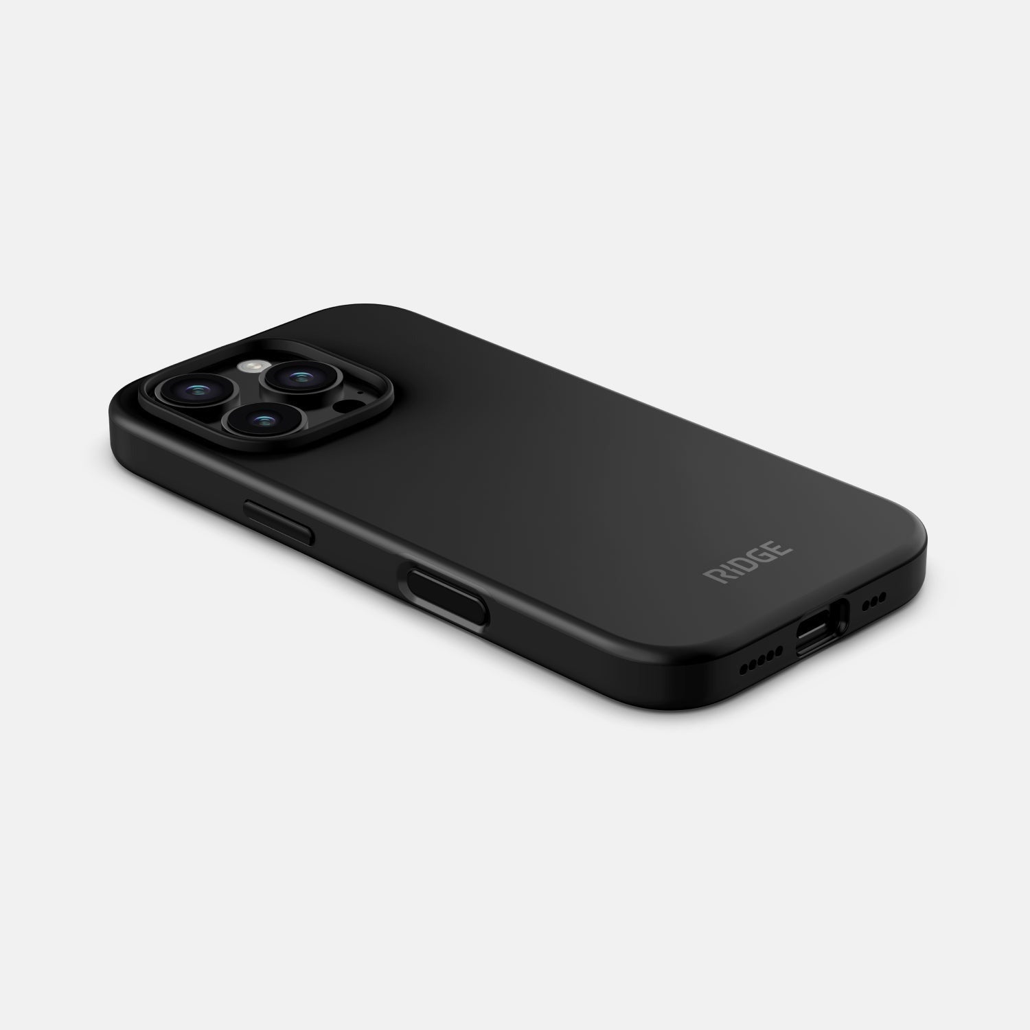 Ridge Phone Case - Matte Black - iPhone 16 Pro
