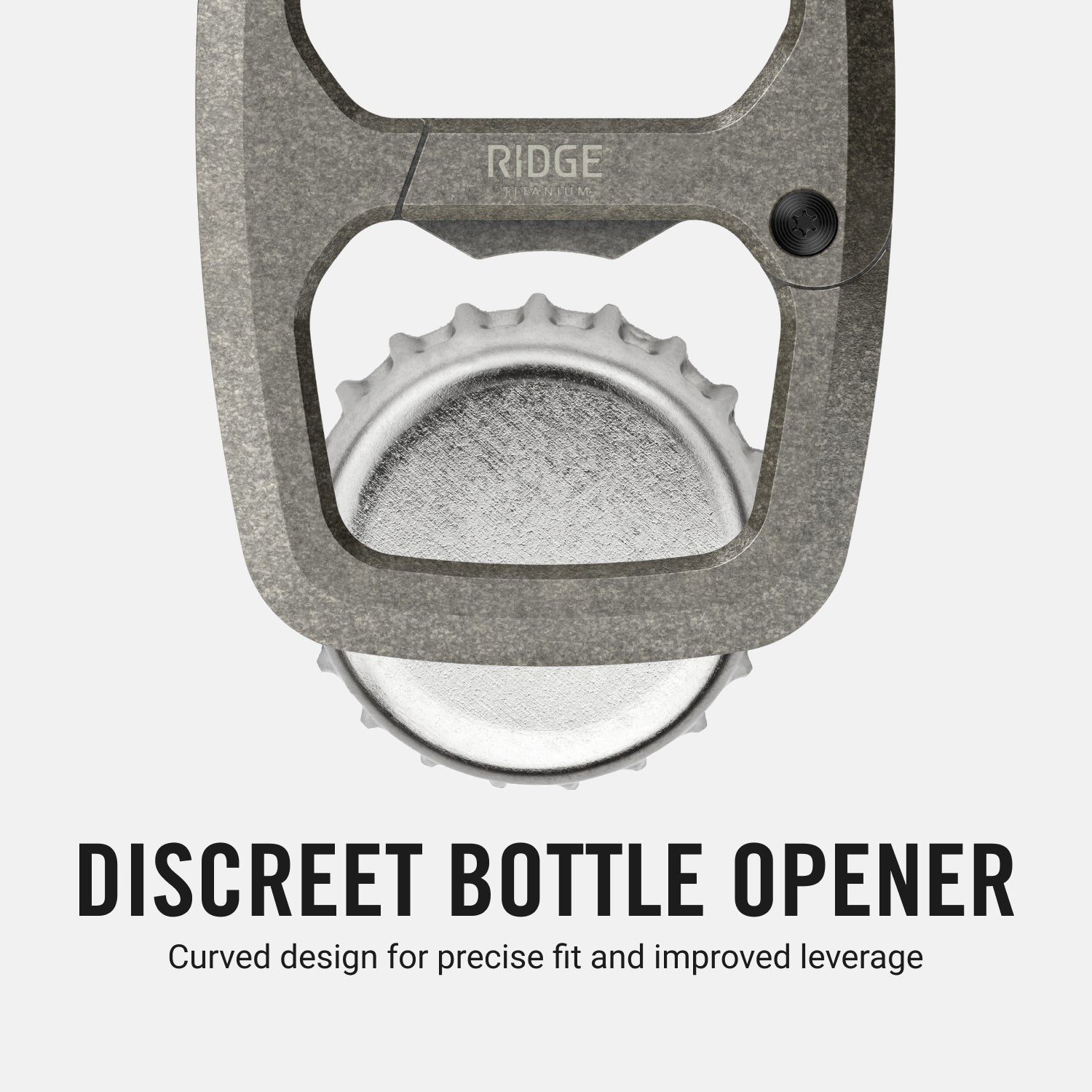 Dual Chamber Carabiner - Stonewashed Titanium
