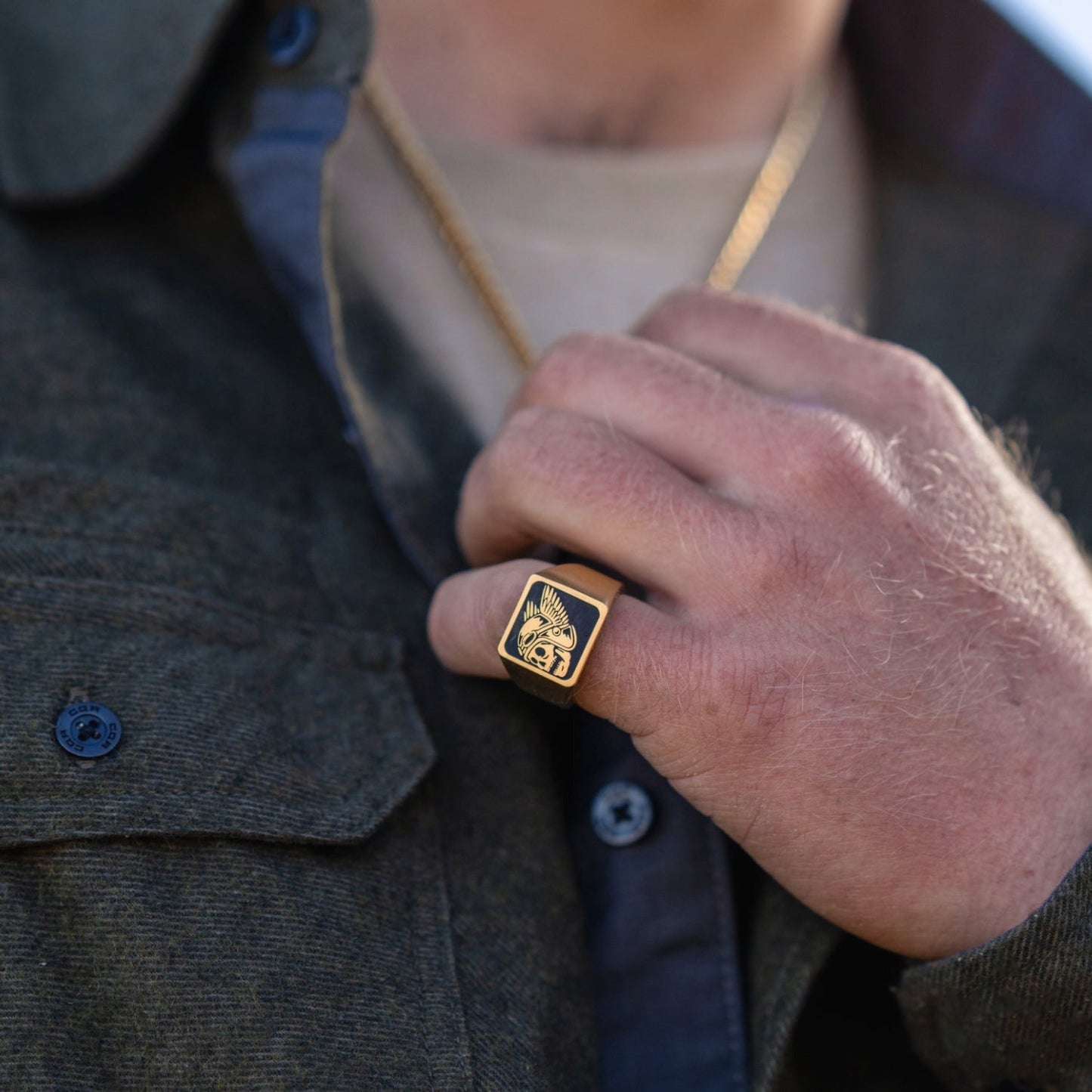 Godspeed Signet - 18K Gold