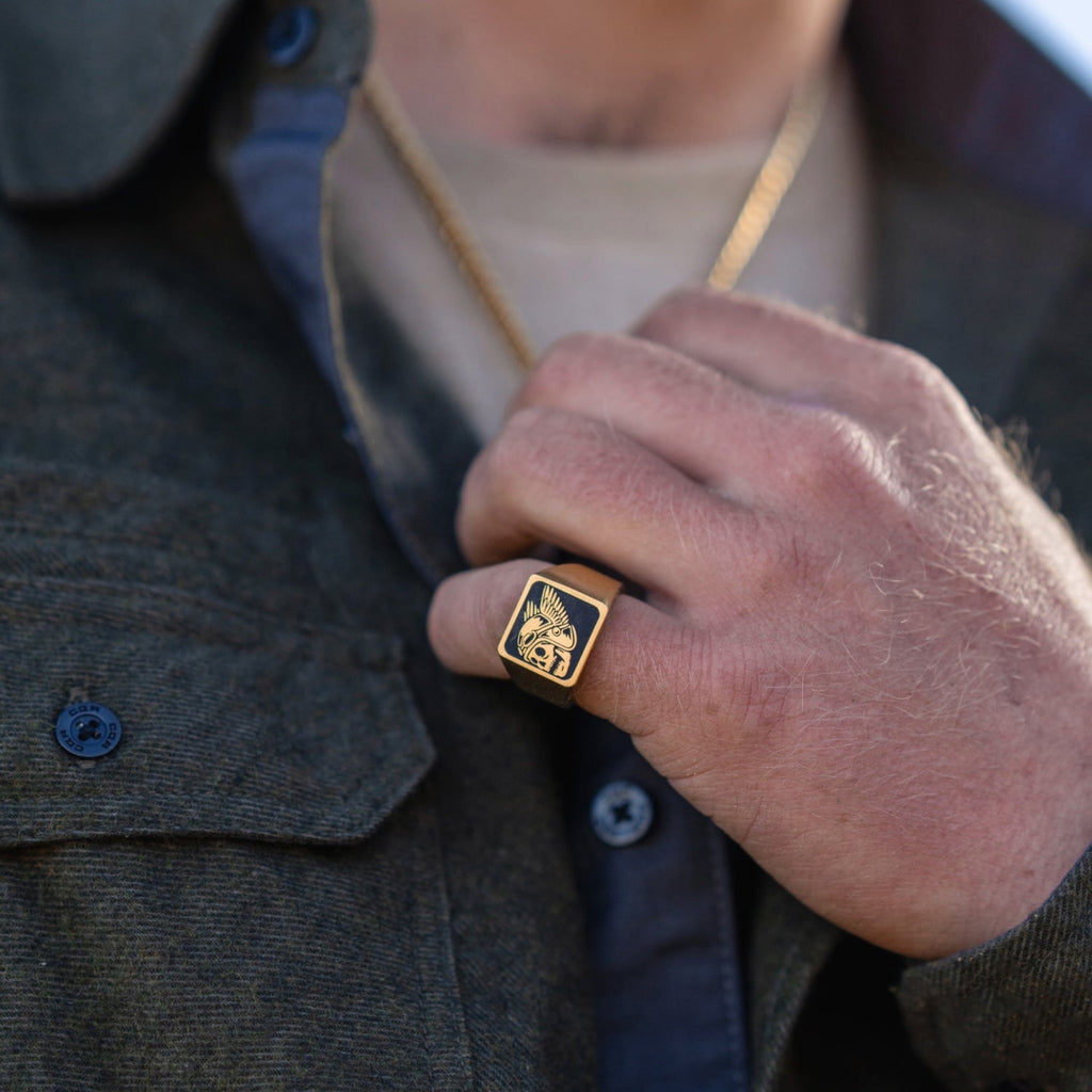 Godspeed Signet - 18K Gold
