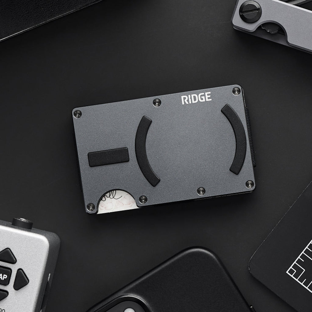 Ridge Wallet For MagSafe - Gunmetal