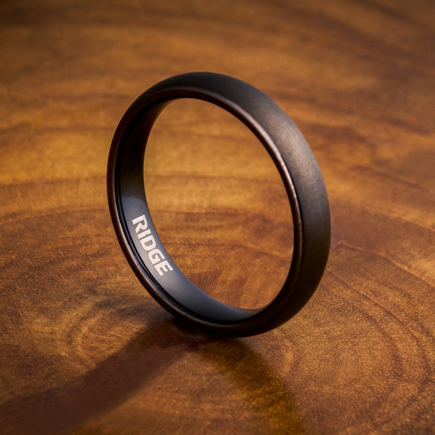 4mm Rounded Ring Set - Gunmetal