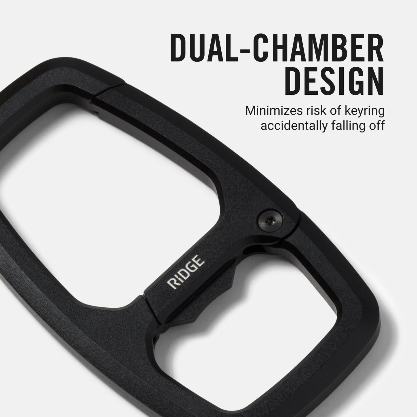 Dual Chamber Carabiner - Royal Black